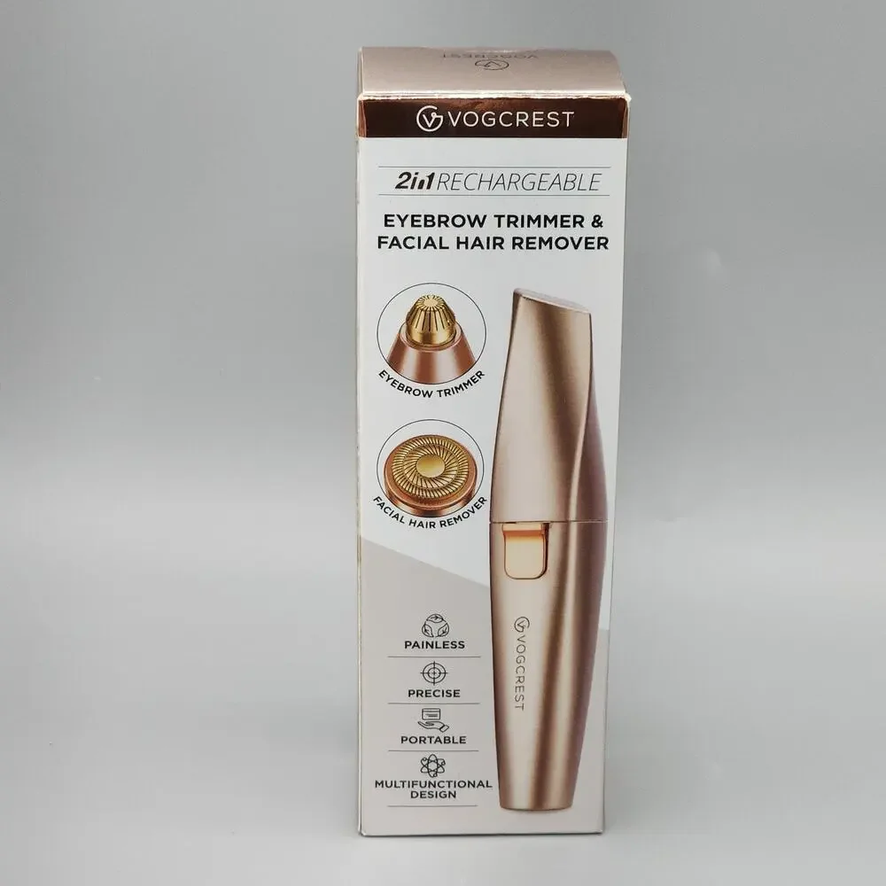 Facial Hair Remover Eyebrow Trimmer Rechargeable Vogcrest